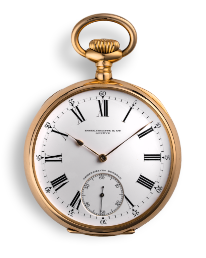 ref 0000 | Enamel Dial - 'Chronometro' | Patek Philippe Gondolo Pocket Watch