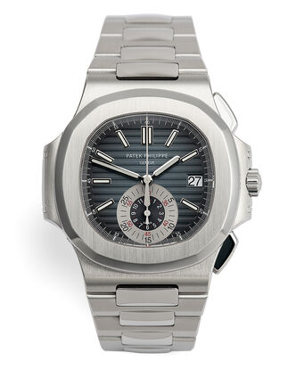 ref 5980/1A-001 | 'Just Serviced by Patek Philppe' | Patek Philippe Nautilus Chronograph