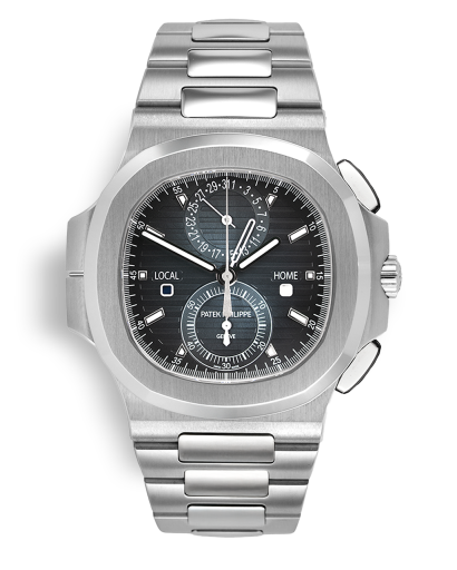 ref 5990/1A-011 | 5990/1A - Box & Certificate | Patek Philippe Nautilus Travel Time Chronograph