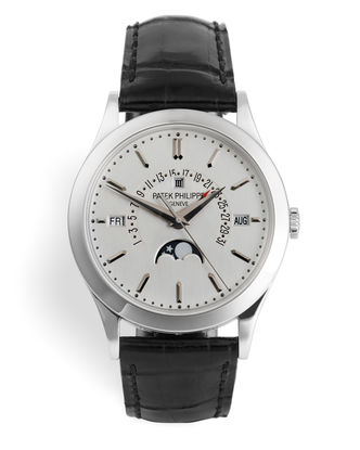 ref 5496P-001 | Platinum 'Retrograde Date' | Patek Philippe Perpetual Calendar