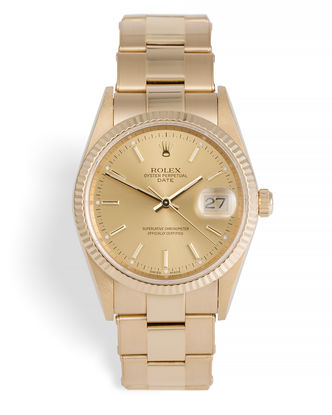 ref 15238 | 18ct Yellow Gold 'Remarkable Condition' | Rolex Date