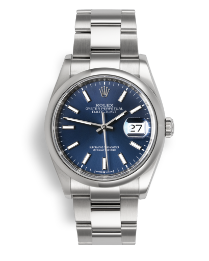 ref 126200 | 126200 - Bright Blue | Rolex Datejust 36