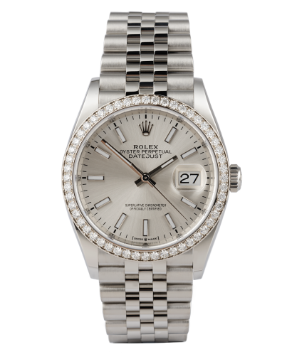 ref 126284RBR | 126284 - Diamond Bezel | Rolex Datejust 36