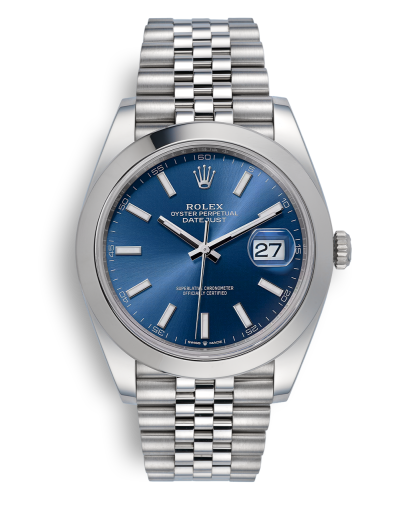 ref 126300 | 126300 - Bright Blue | Rolex Datejust 41