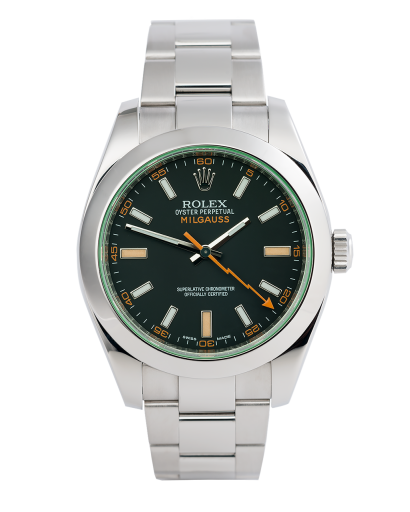 ref 116400GV | 116400GV - Box & Certificate | Rolex Milgauss