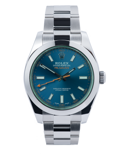 ref 116400GV | 116400GV - Z-Blue | Rolex Milgauss