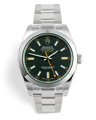 ref 116400GV | 5 Year Rolex Warranty  | Rolex Milgauss