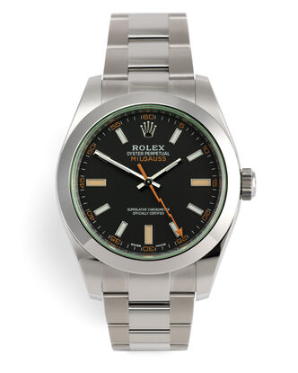 ref 116400GV | 5 Year Warranty | Rolex Milgauss