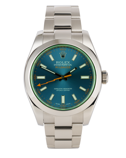 ref 116400GV | 116400GV - Box & Certificate | Rolex Milgauss