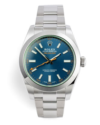 ref 116400GV | Rolex Warranty to 2026 | Rolex Milgauss