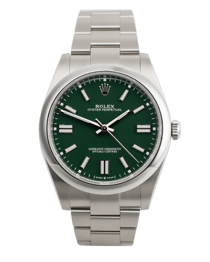 ref 124300 | 124300 - Green | Rolex Oyster Perpetual