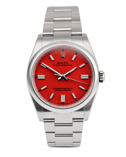 ref 126000 | 126000 - Coral Red | Rolex Oyster Perpetual