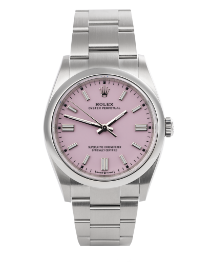 ref 126000 | 126000 - Candy Pink | Rolex Oyster Perpetual