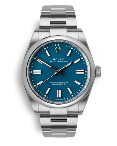 ref 134300 | 134300 - Med Blue | Rolex Oyster Perpetual