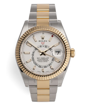 ref 326933 | 'Yellow Gold & Steel' | Rolex Sky Dweller