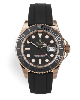 ref 126655 | Rose gold - OysterFlex | Rolex Yacht-Master