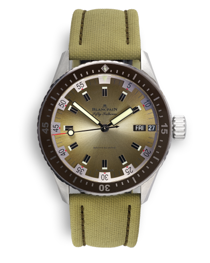 ref NO5052 | Fifty Fathoms Bathyscaphe Day Date Desert Edition | Blancpain Fifty Fathoms