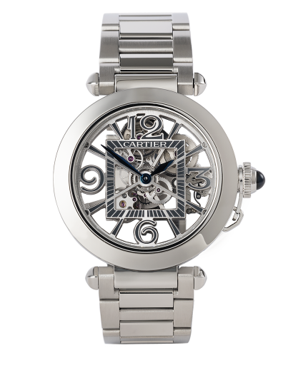 ref WHPA0007 | WHPA0007 - Skeleton Dial | Cartier Pasha 