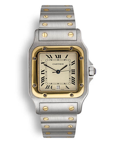 ref 1566 | 1566 - Gold & Steel | Cartier Santos 