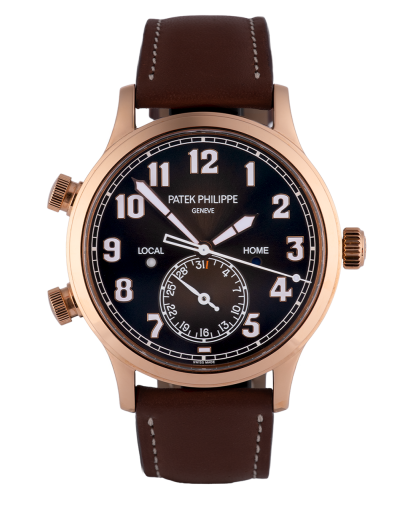 ref 5524R-001 | 5524R - Rose Gold | Patek Philippe Calatrava Pilot Travel Time