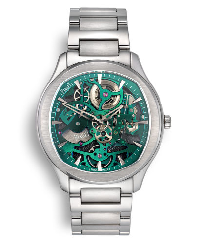 ref G0A47008 | Green Skeleton Dial | Piaget Polo