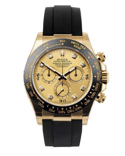 ref 116518LN | 116518LN - Diamond Dial | Rolex Cosmograph Daytona