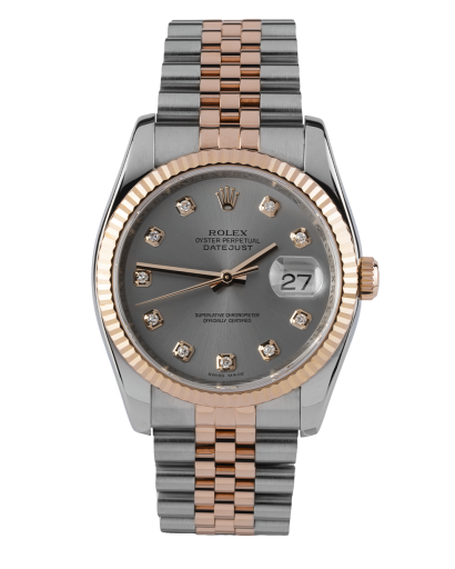 ref 116231 | 116231 - Everose & Steel | Rolex Datejust