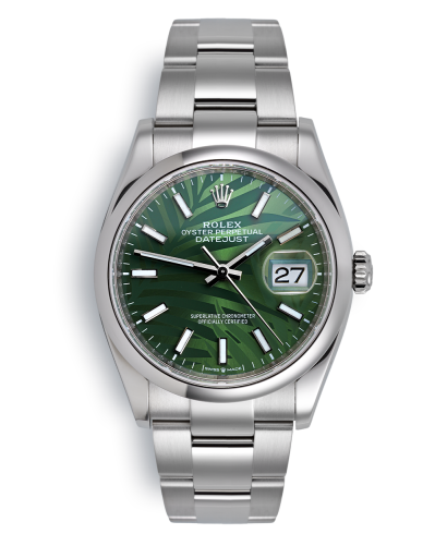 ref 126200 | 126200 - Palm Motif | Rolex Datejust 36
