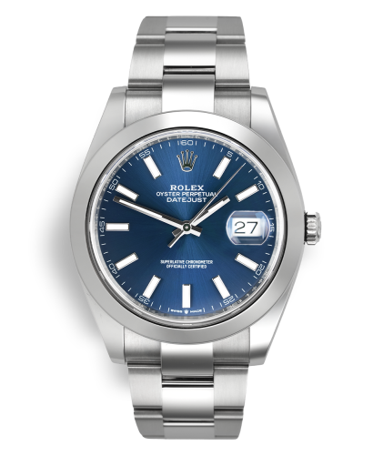 ref 126300 | 126300 - Bright Blue | Rolex Datejust 41
