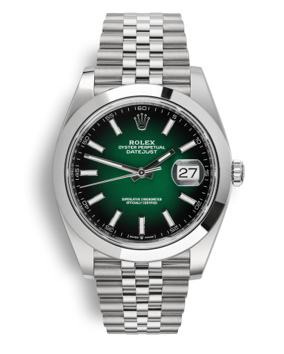 ref 126300 | 126300 - Green Ombré | Rolex Datejust 41