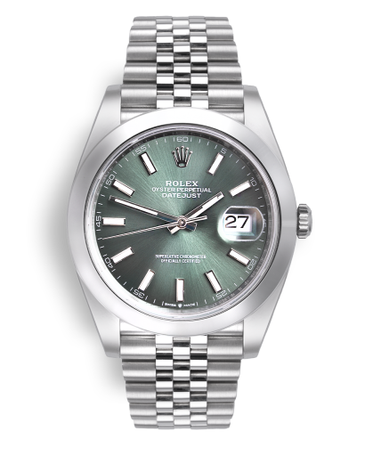 ref 126300 | 126300 - Mint Green | Rolex Datejust 41