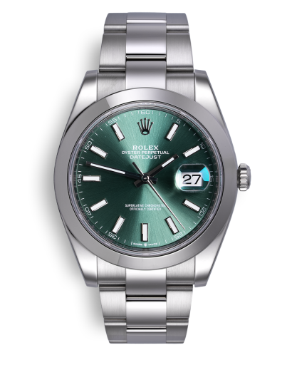ref 126300 | 126300 - Mint Green | Rolex Datejust 41