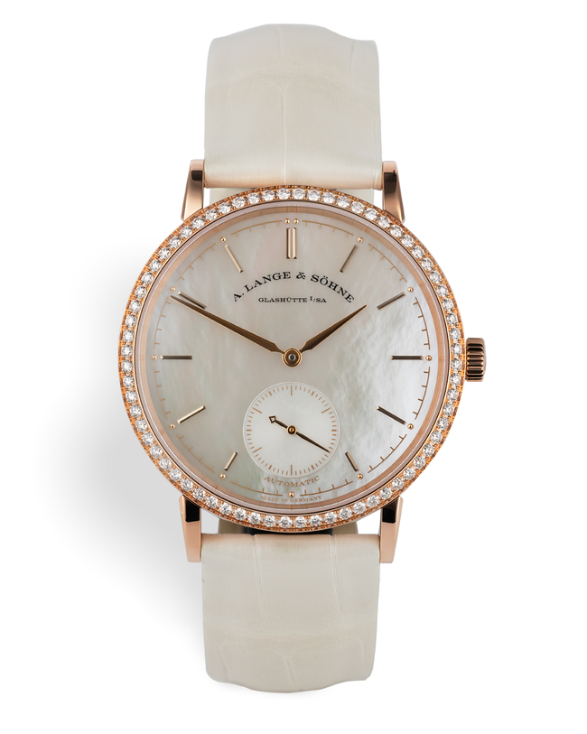 ref 840.032 | 37mm Diamond Set Bezel | A. Lange & Söhne Saxonia Automatic