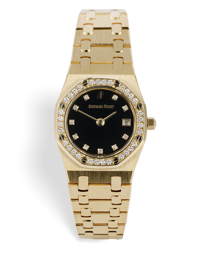 ref 66344BA.ZZ.0722BA.08 | Yellow Gold 'Diamond Dial' | Audemars Piguet Lady Royal Oak