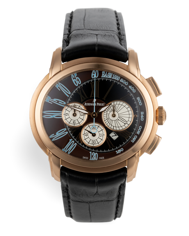 ref 26145OR.OO.D095CR.01 | 'Rose Gold' AP Service Warranty | Audemars Piguet Millenary Chronograph