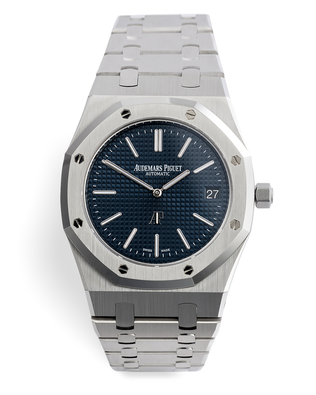 ref 15202ST.OO.1240ST.01.A | Boutique Blue 'Ultra Thin' | Audemars Piguet Royal Oak