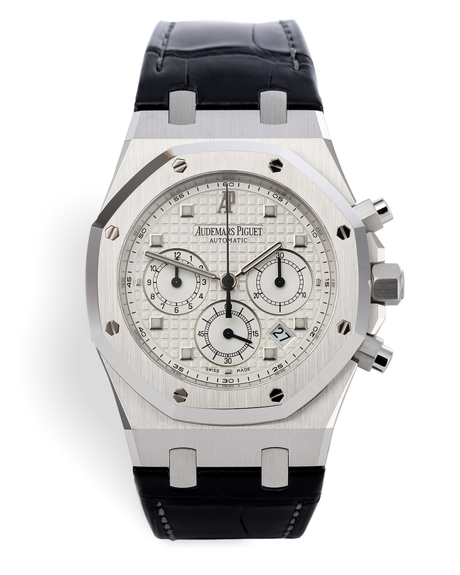ref 26022BC.OO.D002CR.01 | 'AP Warranty' Complete Set | Audemars Piguet Royal Oak Chronograph