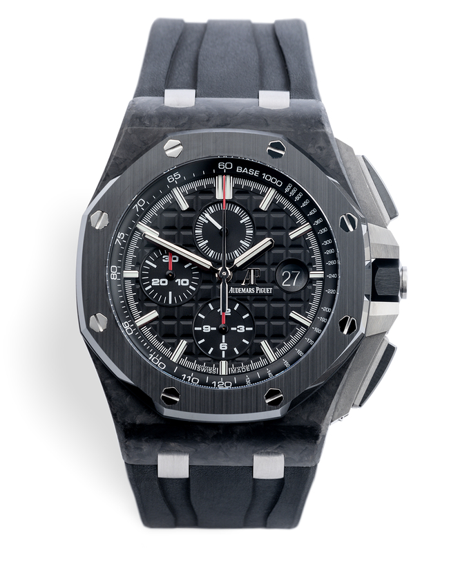 ref 26400AU.OO.A002CA.01 | 'Forged Carbon' AP Service History | Audemars Piguet Royal Oak Offshore