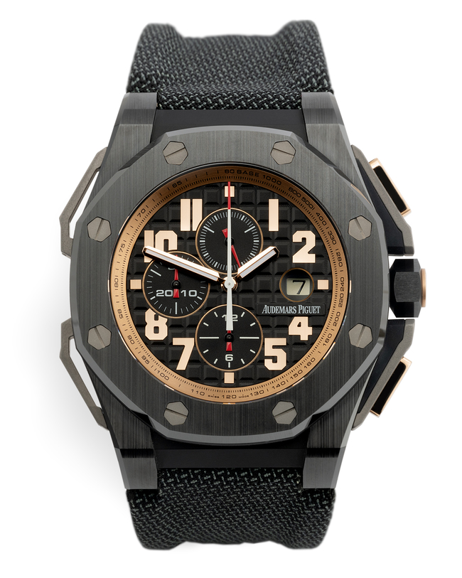 ref 26378IO.OO.A001KE.01 | 'Schwarzenegger' Limited Edition | Audemars Piguet Royal Oak Offshore