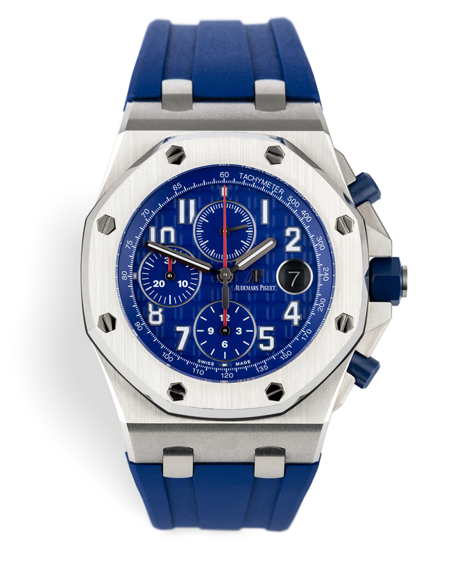 New "Indigo" Model Under AP Warranty | ref 26470ST.OO.A030CA.01 | Audemars Piguet Royal Oak Offshore