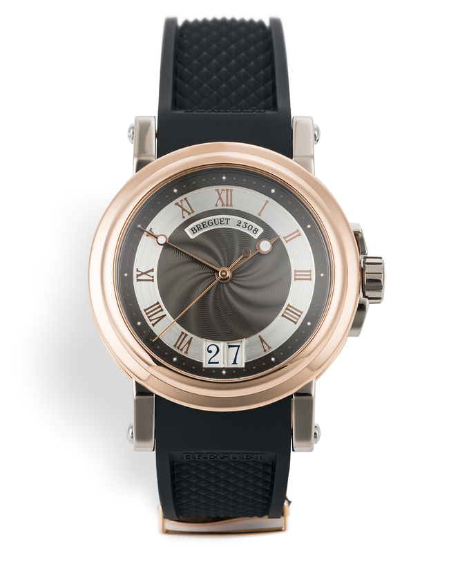 ref 5817BE/Z2/5VB | 39mm Rose & White Gold | Breguet Marine