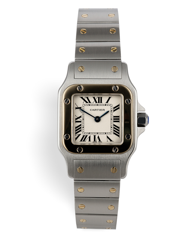 ref 1567 | 18ct Gold & Steel | Cartier Santos Galbee