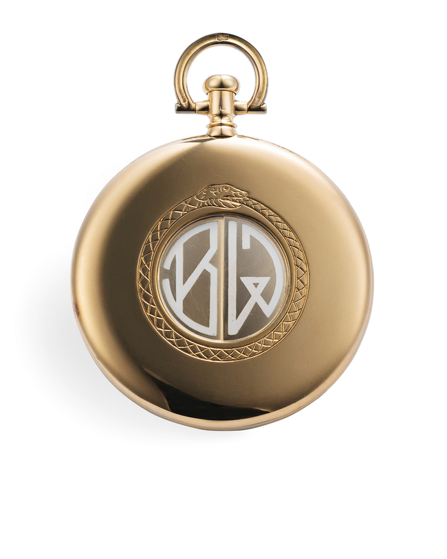 ref 1200 | 'Guillotine' Yellow Gold | Cartier Shutter Pocket Watch