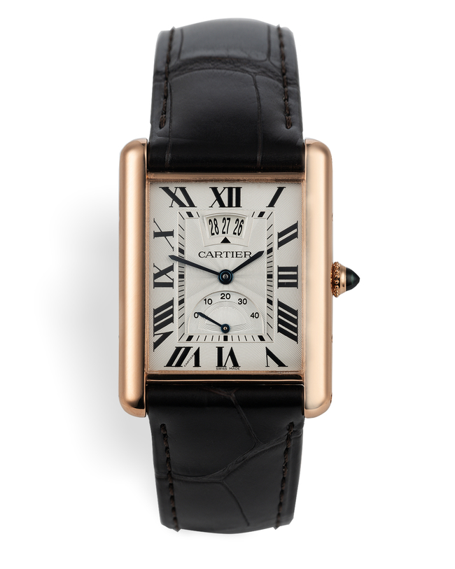 18ct Rose Gold 'Power Reserve' | ref W1560003 | Cartier Tank Louis