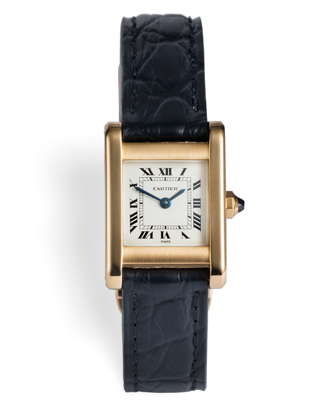 cartier tank dial