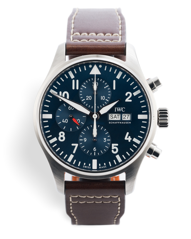 ref IW377714 | 43mm Pilots Chrono 'Full Set' | IWC Pilot's Watch Chronograph