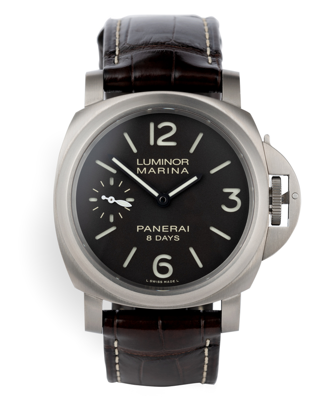 panerai watch titanium