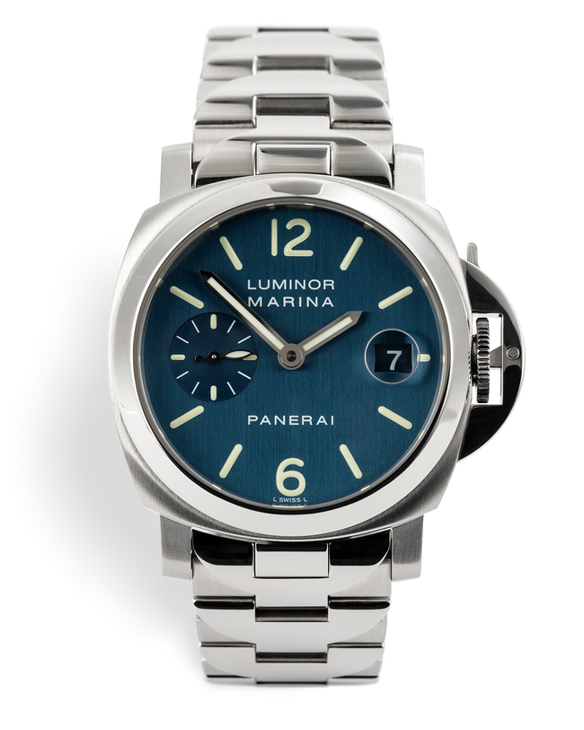 Panerai Luminor Marina Watches | ref PAM 120 | 40mm Blue Dial | The ...