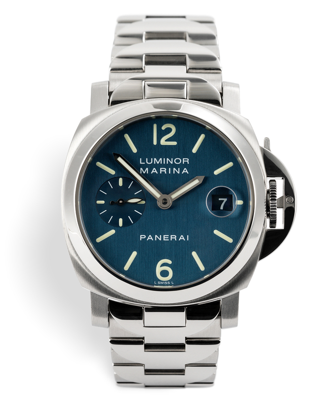 ref PAM 120 | 40mm Blue Dial | Panerai Luminor Marina