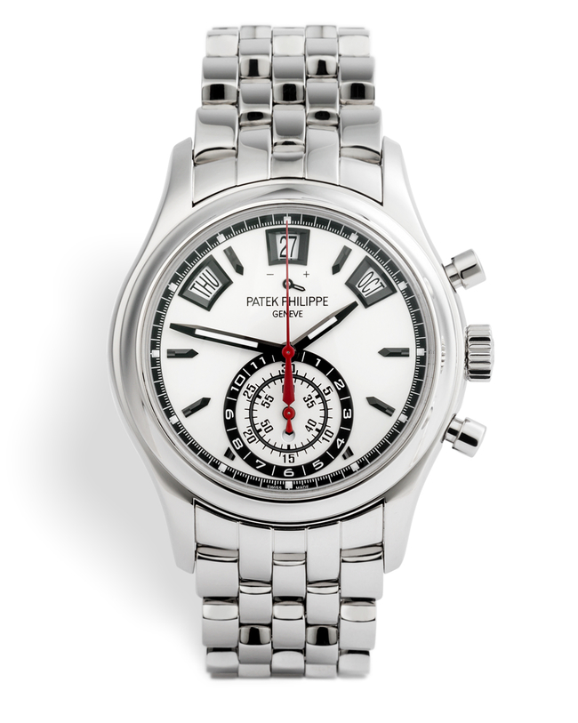 ref 5960/1A-001 | Stainless Steel Complete Set | Patek Philippe Annual Calendar Chronograph